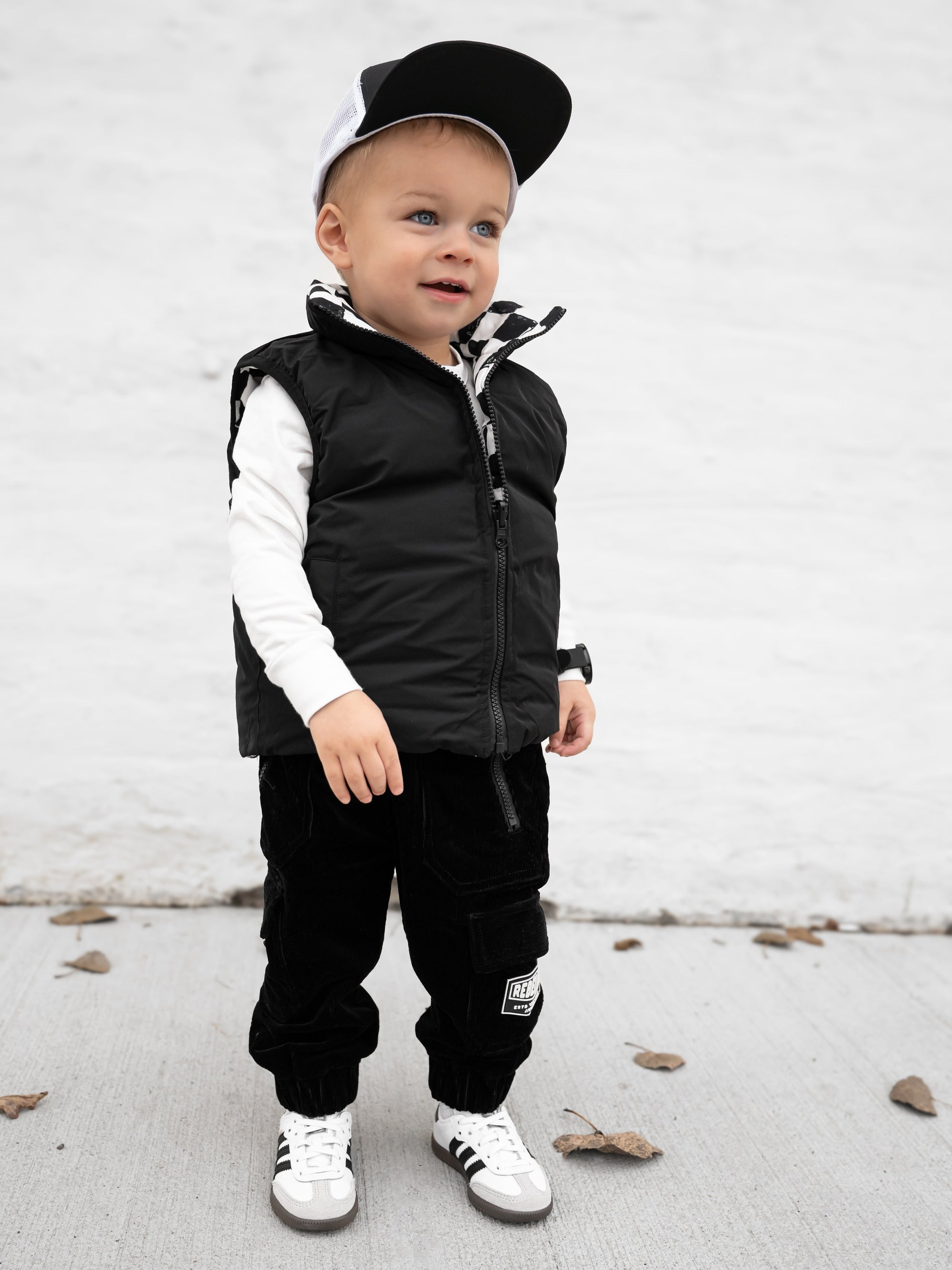 Reversible Puffer Vest in Vintage Venice (PREORDER)