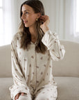 Women's Bamboo Button Up Lounge Set | Gingersnap