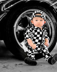 Pit Crew Romper in Venice
