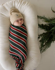 Bamboo Swaddle | Holiday Stripe