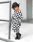 Classic Midi Rain Boot in Black / Black