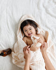 Bath - Toddler Hooded Towel - Cream