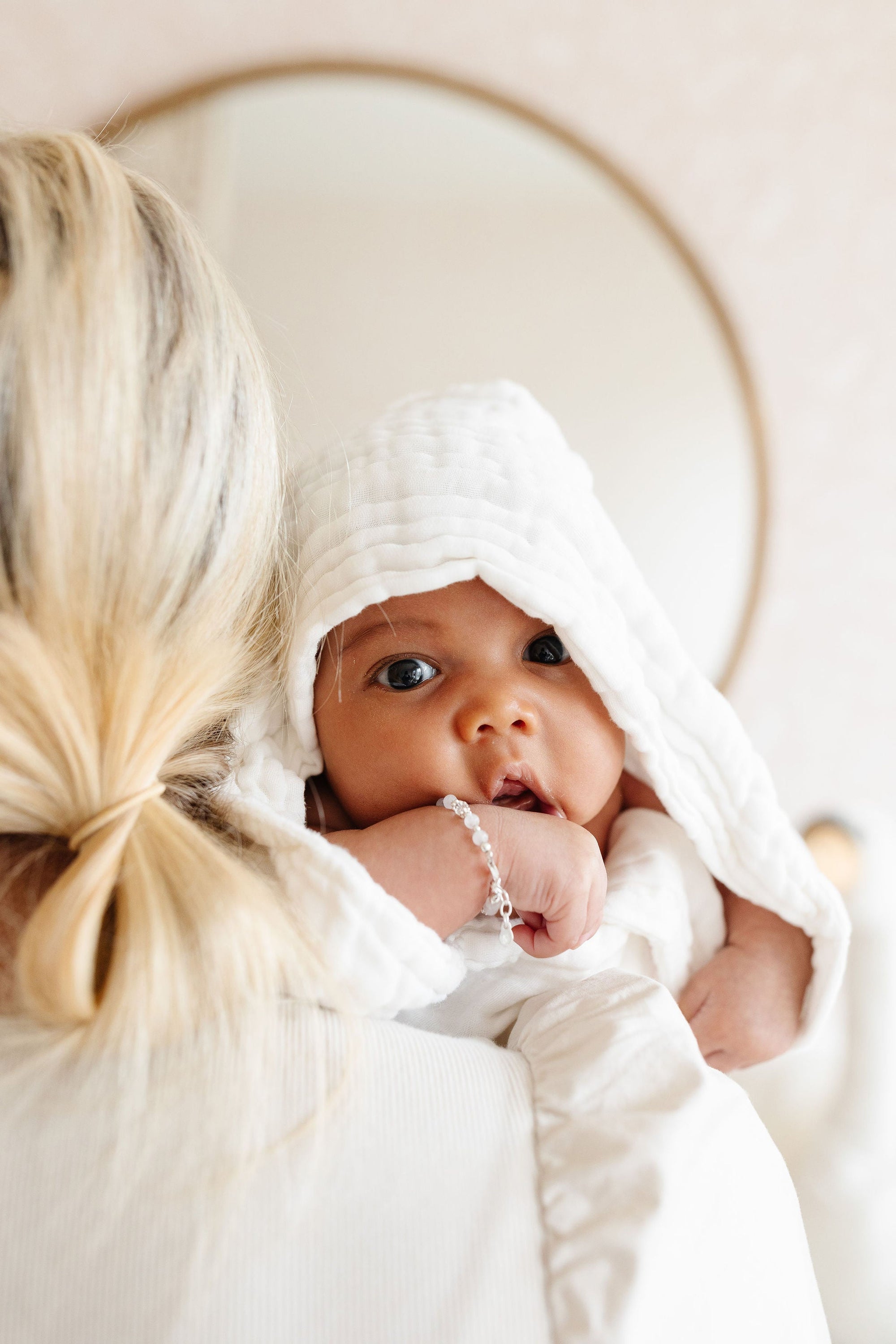 Bath - Infant Hooded Towel - White