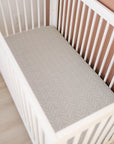 Desert Sage Muslin Crib Sheet