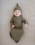 Desert Sage Muslin Crib Sheet