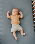 Cafe Organic Cotton Ribbed Snap Bodysuit