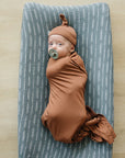Rust Bamboo Stretch Swaddle