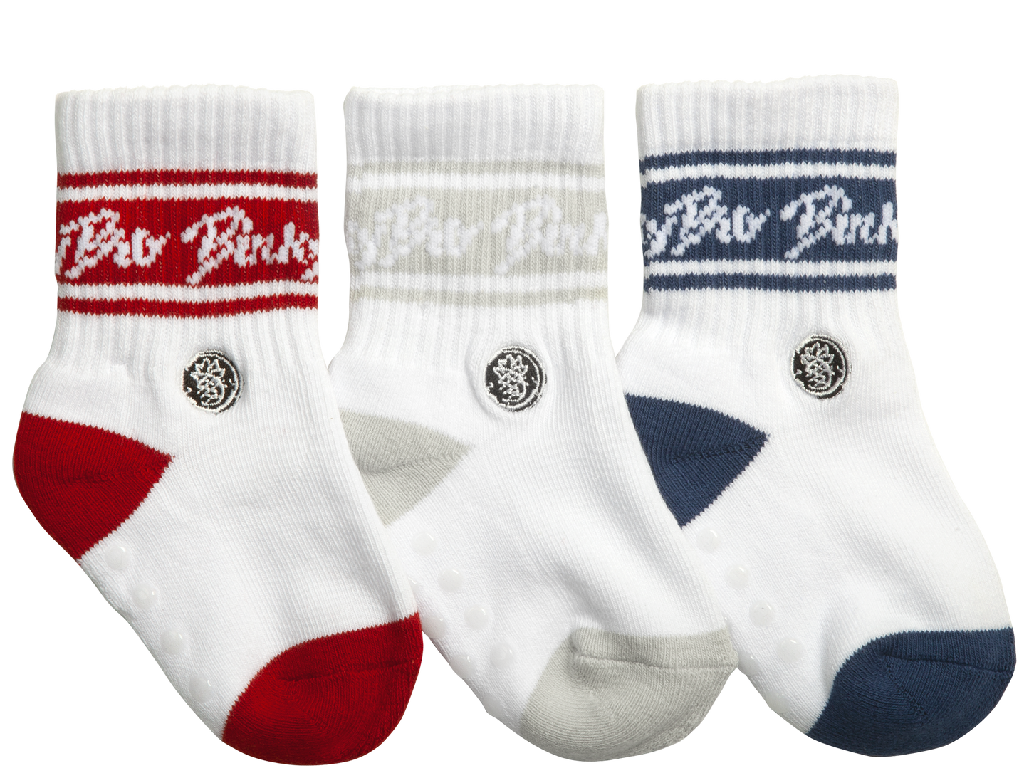 3-Pack Red/White/Blue socks: Toddler (12 months - 3 years)