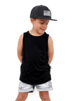 Bamboo Tank in Black