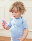 Sky Bamboo Stitch Boys Girls Infants Short Sleeve PJs-C