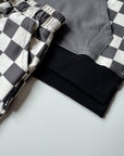 CHECKERED COLOR BLOCK • SHORTS