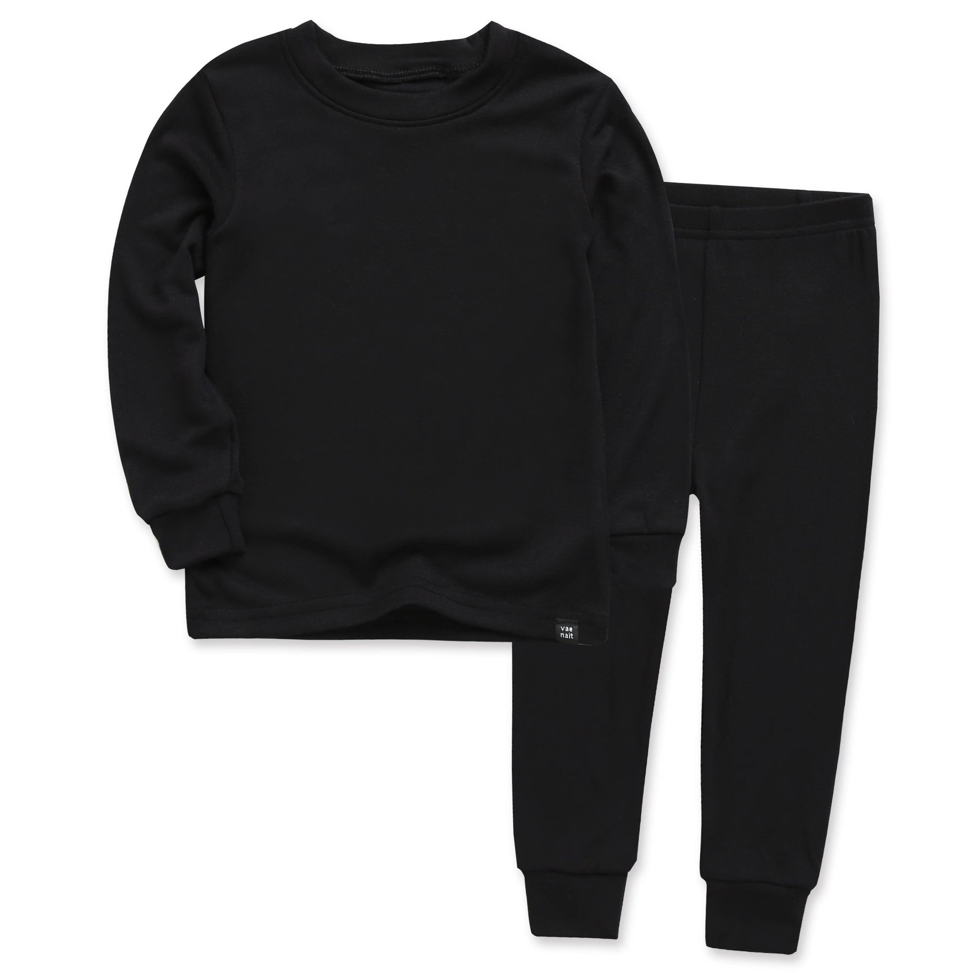 Modal Black Long Sleeve PJs
