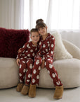 Bamboo Two Piece Pajamas | Vintage Santa