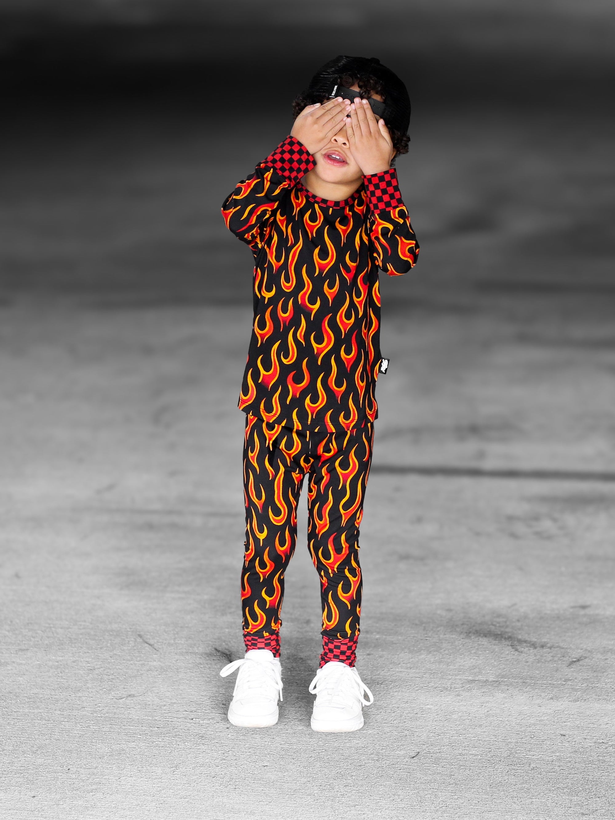 Bamboo Two Piece Set in Caliente