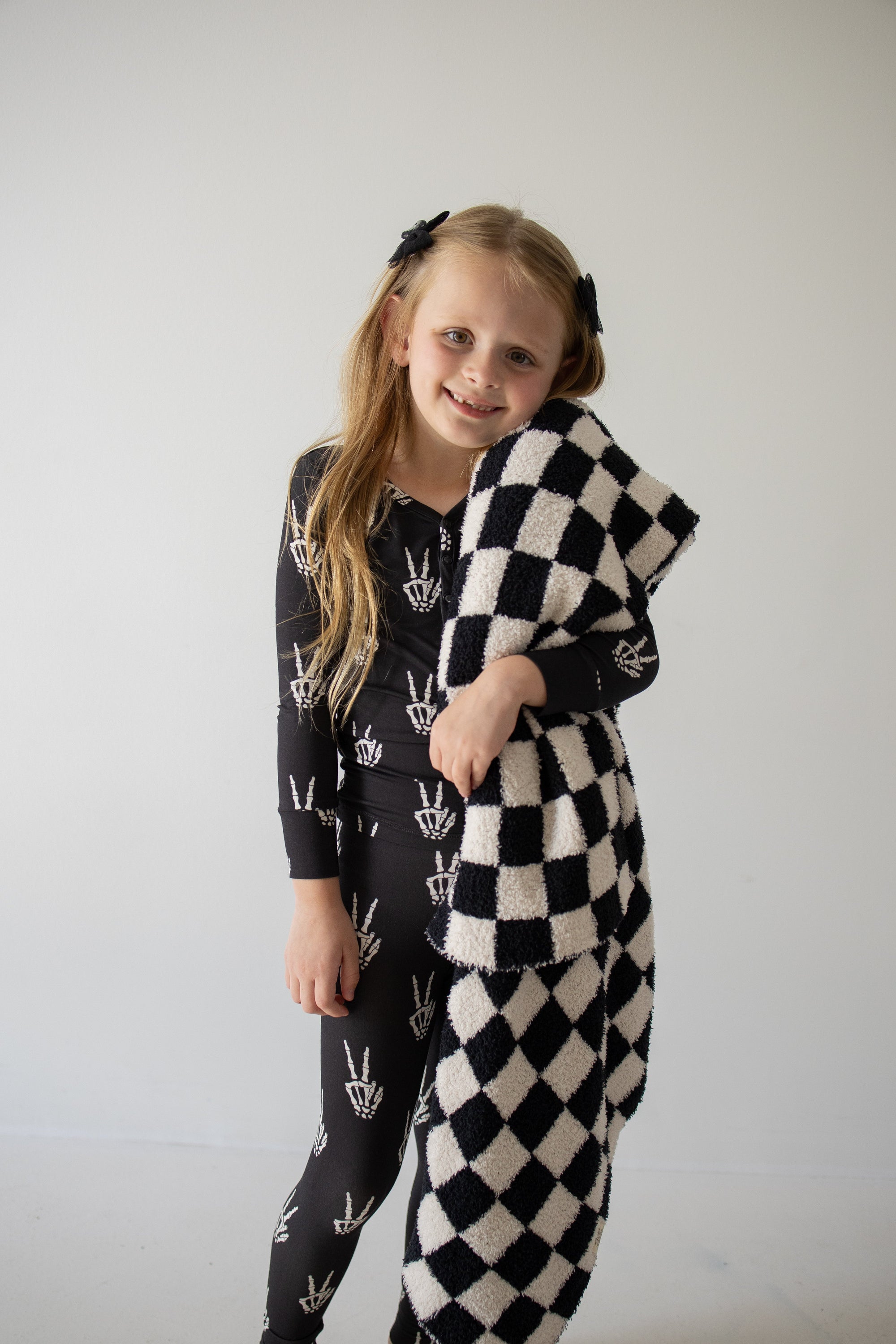 Bamboo Two Piece Pajamas | Midnight Skelly