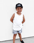 Bamboo Tank in White
