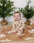 Gingerbread Hooded French Terry Set
