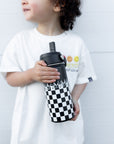 Checker Flame 16 Oz Water Bottle
