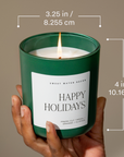 Christmas Tree Farm 15 oz Matte Soy Candle- Home Decor