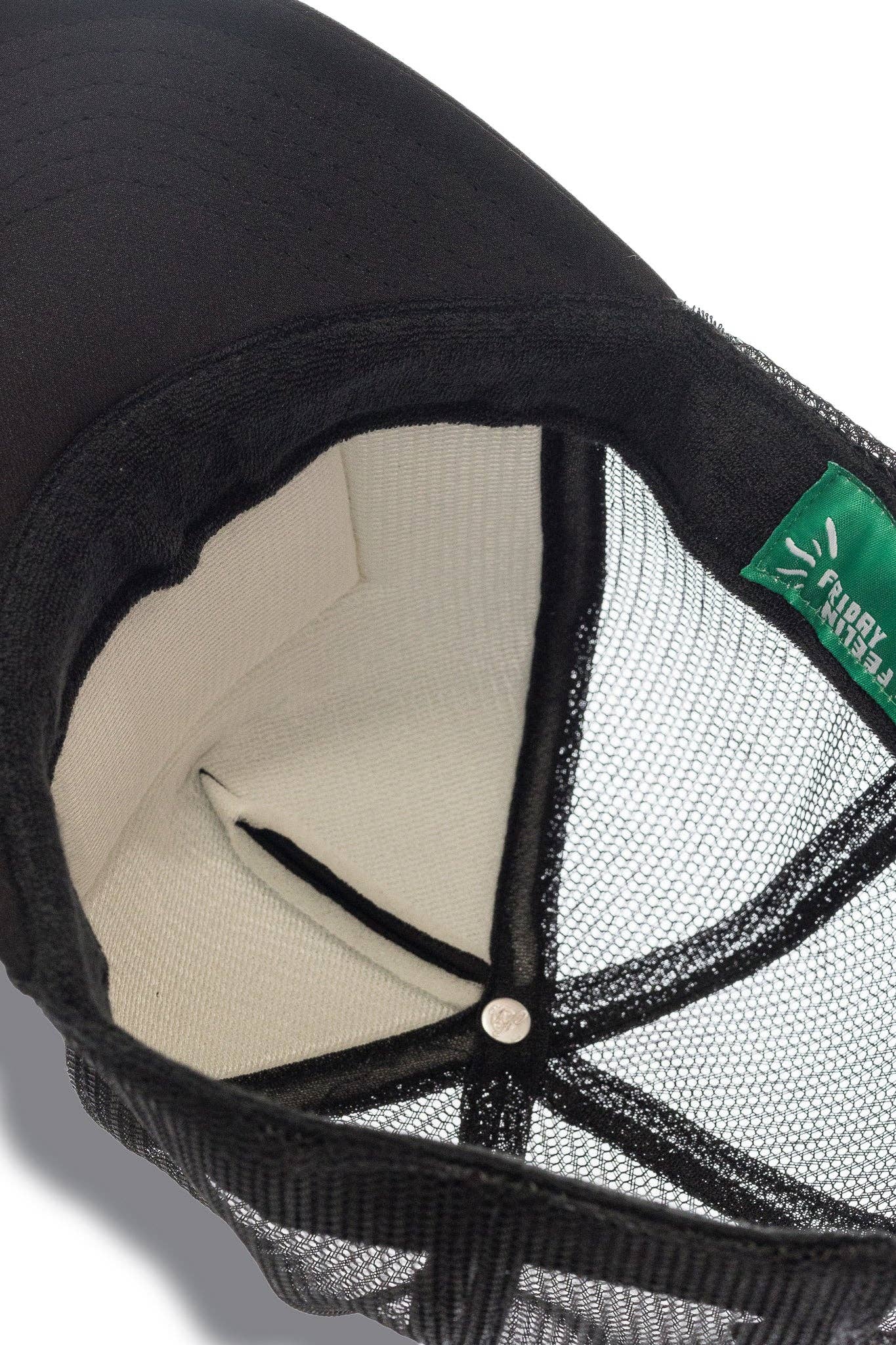 Youth Locals Only Trucker Hat in Black