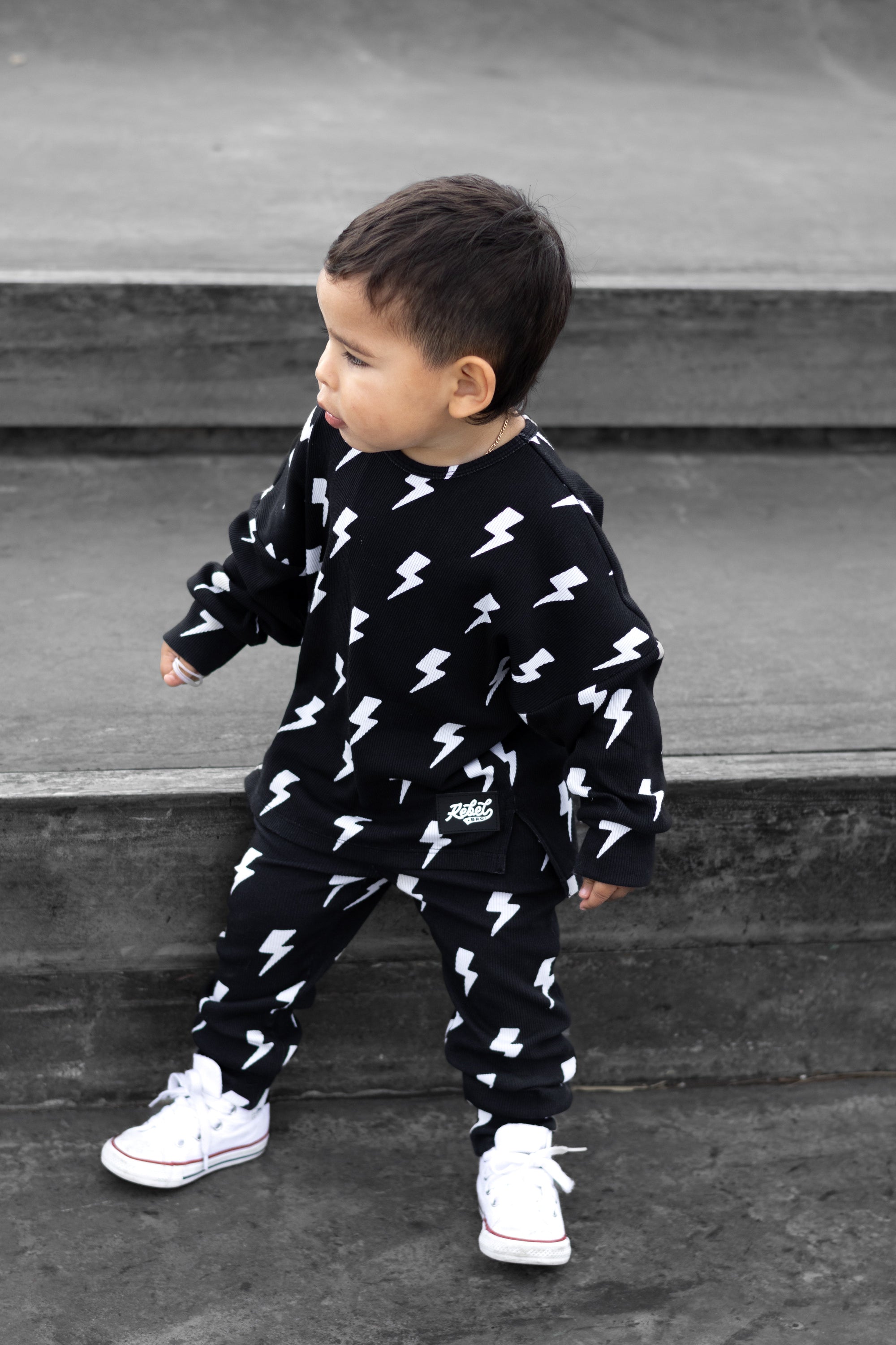 Organic Ribbed Set in Jagger