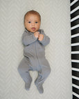 Desert Sage Muslin Crib Sheet