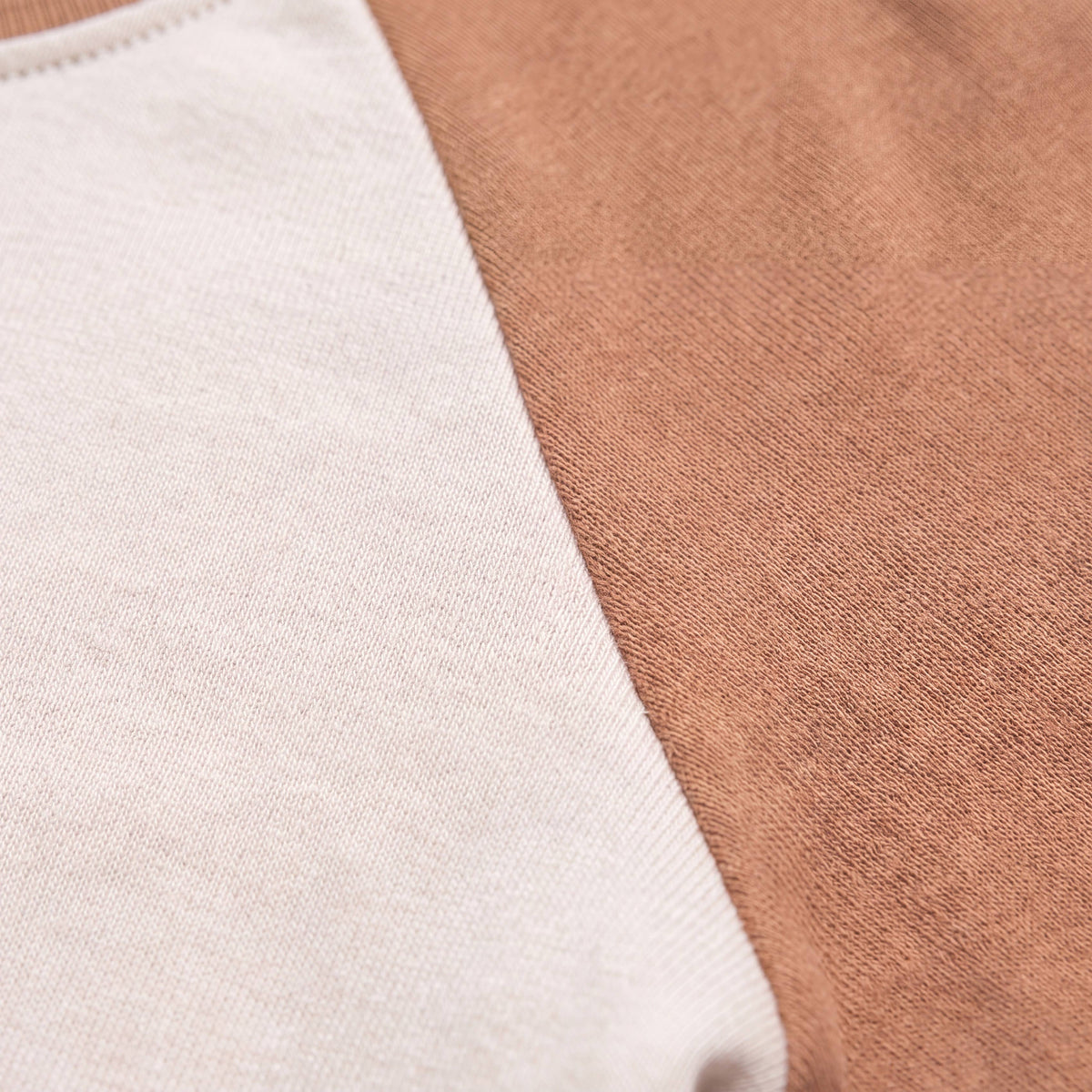 Modal Raglan Boys Girls Camel Long Sleeve PJs