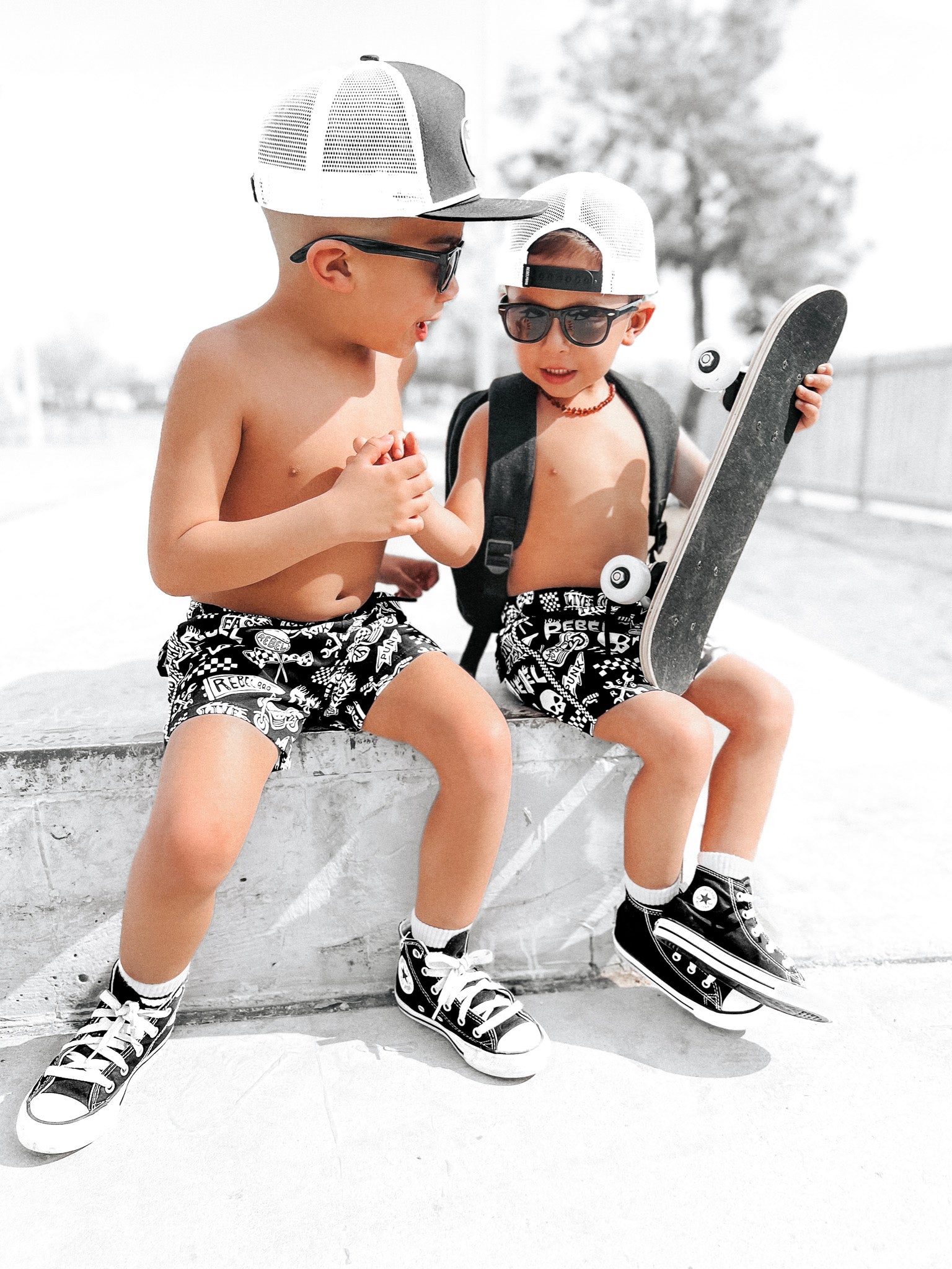 Hybrid Swim Trunks in Warped Tour [Midnight Edition]