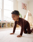 Bamboo Chocolate Long Sleeve PJs