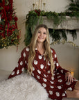 Women's Bamboo Sleeping Dress | Vintage Santa