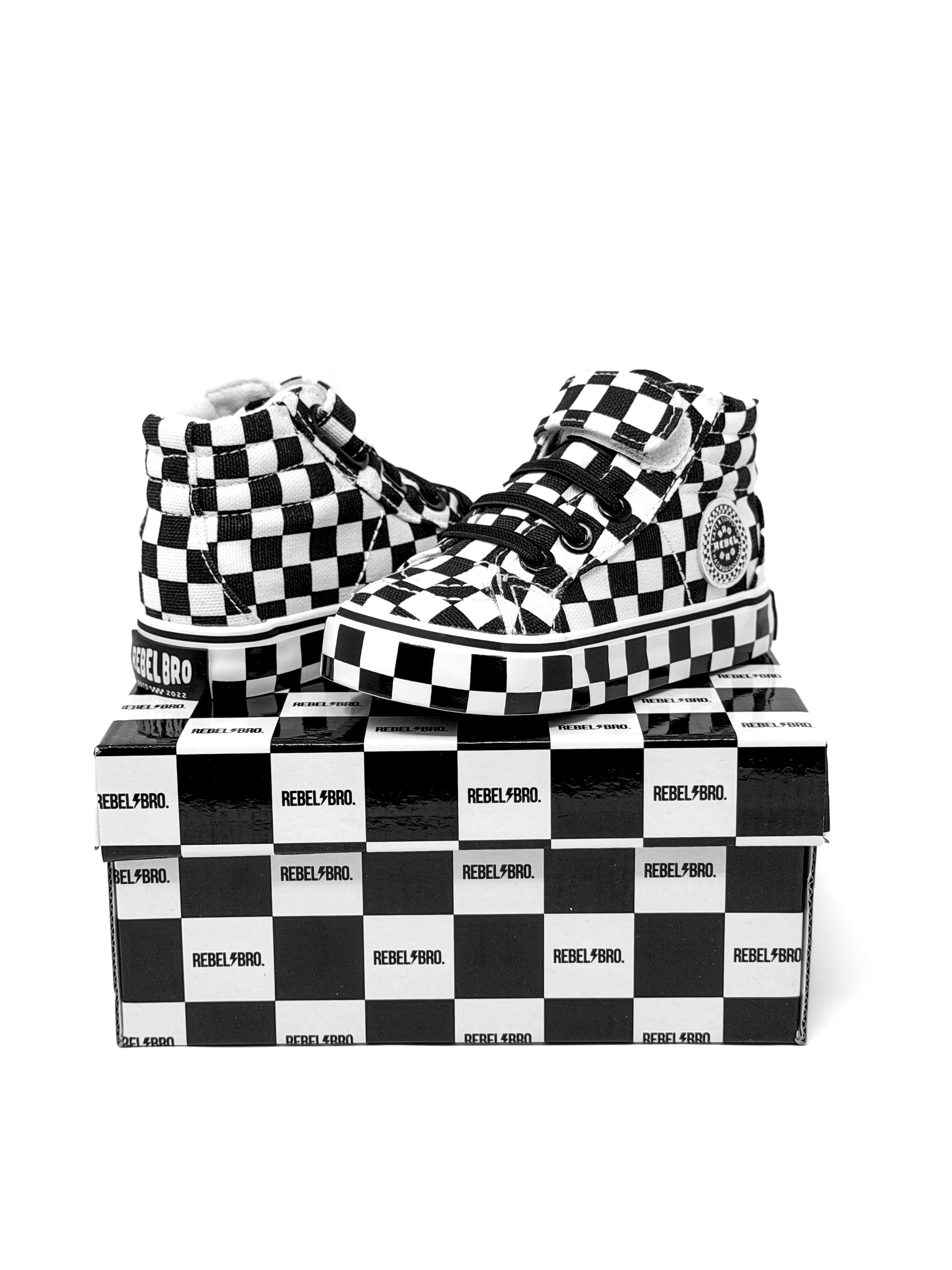 SK8TR Hi-Top in Venice (Checkered)