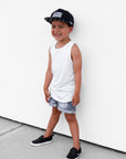 Bamboo Tank in White