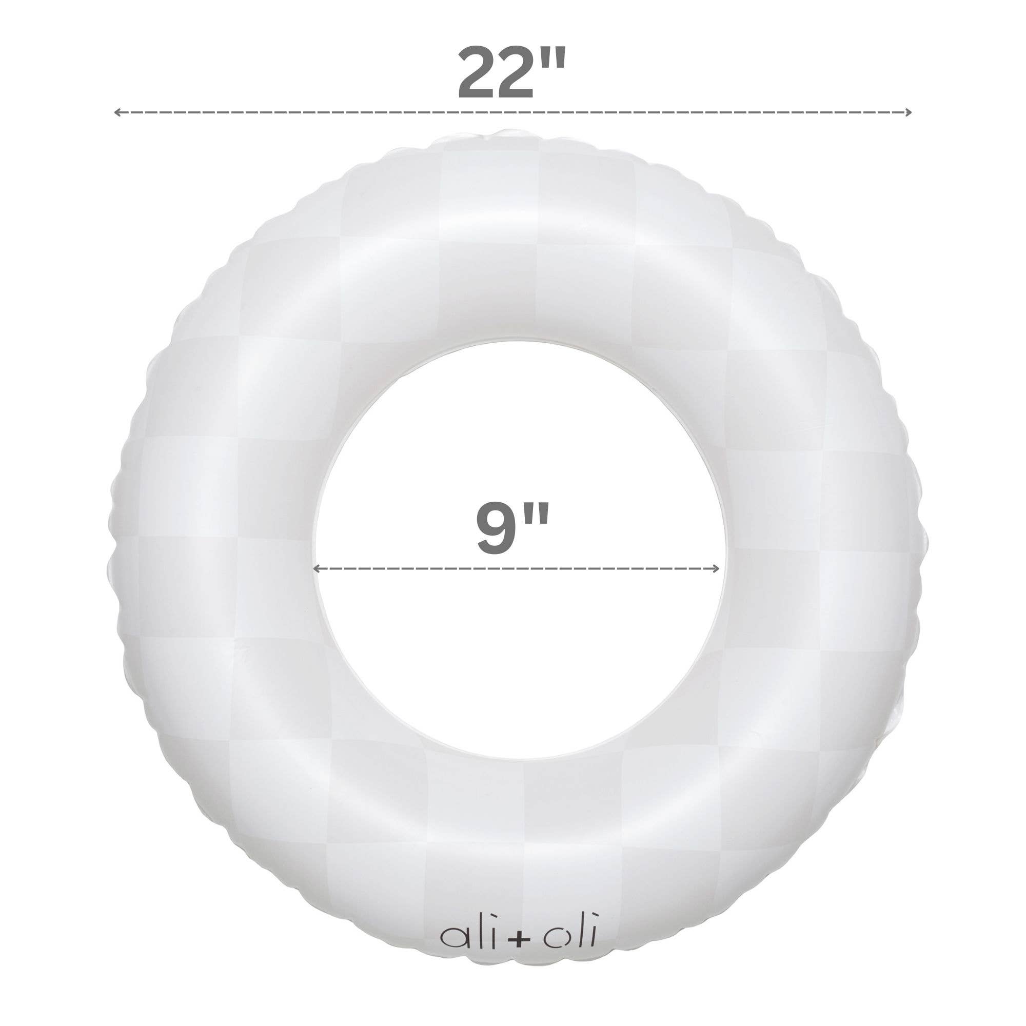 Ali+Oli Junior Swim Ring Pool Float (Checkers)