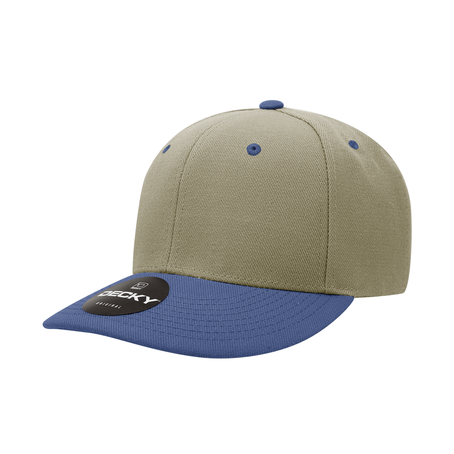 Decky 207 - Deluxe, Mid Pro Baseball Caps - 207: Black/Grey