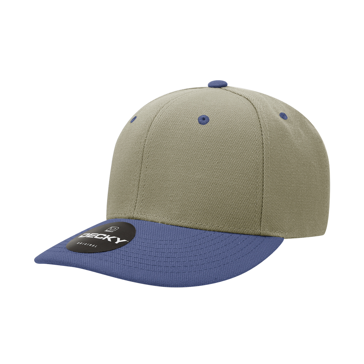Decky 207 - Deluxe, Mid Pro Baseball Caps - 207: Black/Grey