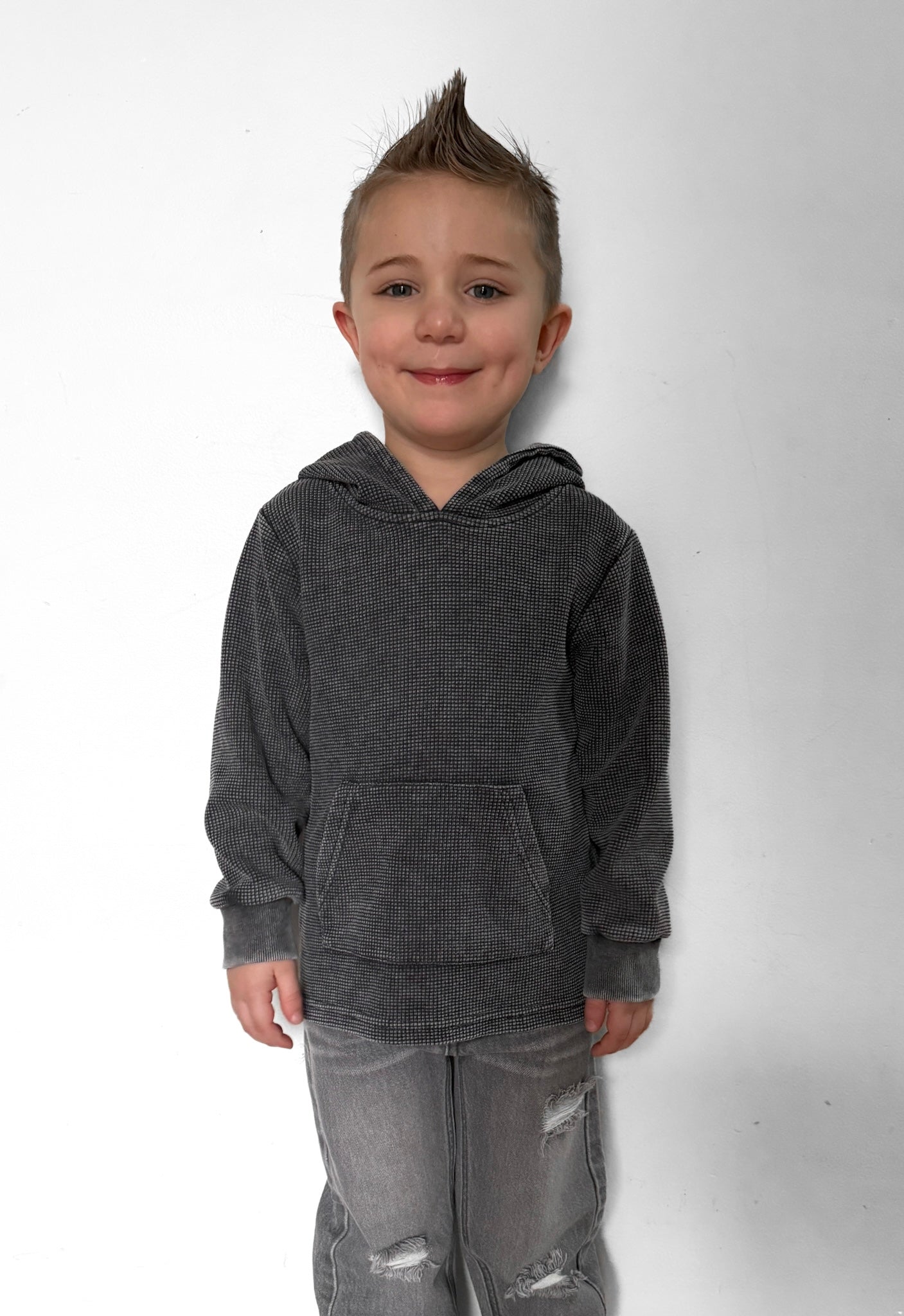 STORM WASHED • WAFFLE HOODIE