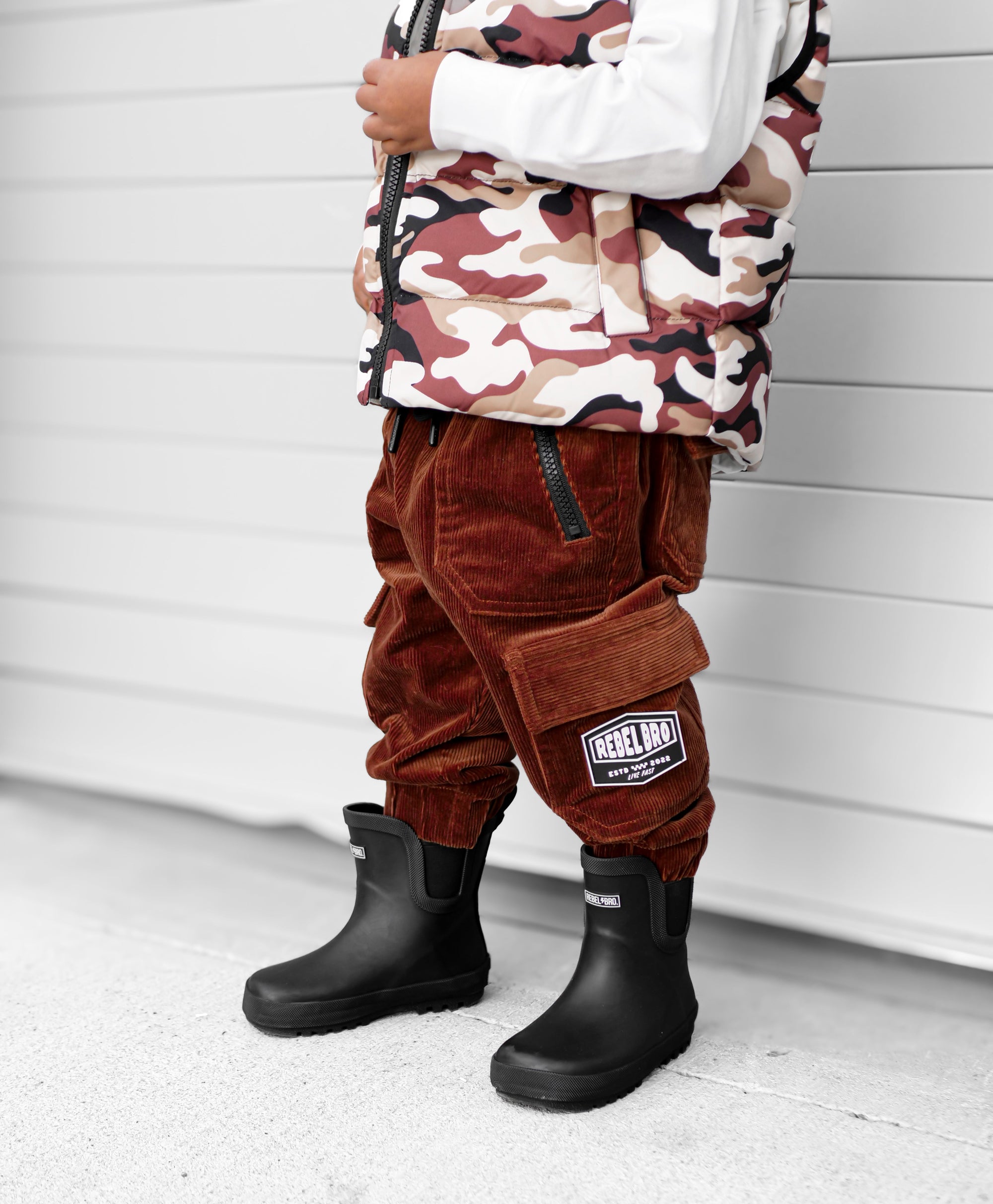 Reversible Puffer Vest in Ranger (PREORDER)