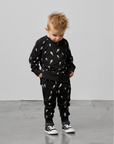 Lightning Bolt Jogger - Black