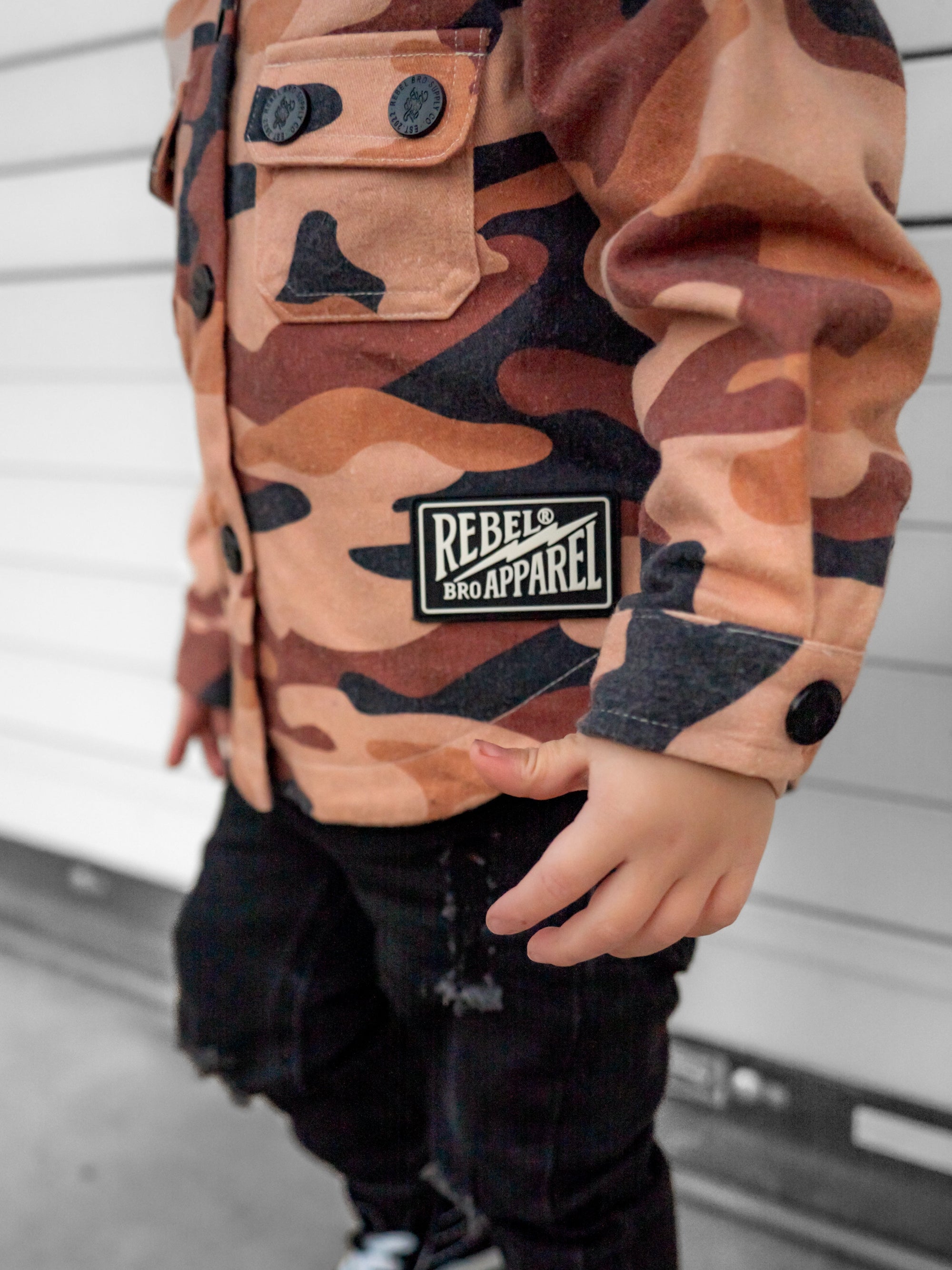 Hooded Flannel in Ranger Camo