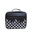 Checker Flames Lunch Box