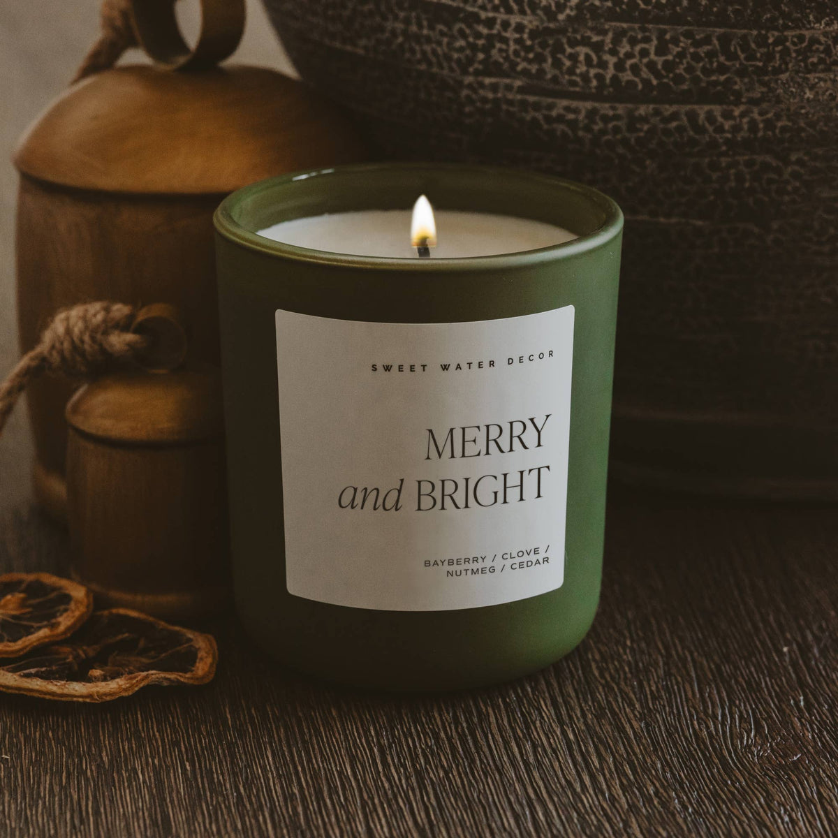 *NEW* Merry and Bright 15 oz Soy Candle, Matte Jar - Gifts