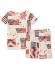 American Flag Organic Cotton Two-Piece Pajamas