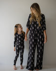 Bamboo Two Piece Pajamas | Midnight Skelly
