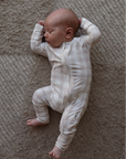 Bamboo Zip Pajamas | Gingham