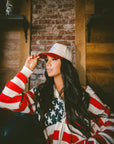 American Cowgirl - Red Vintage Trucker Hat