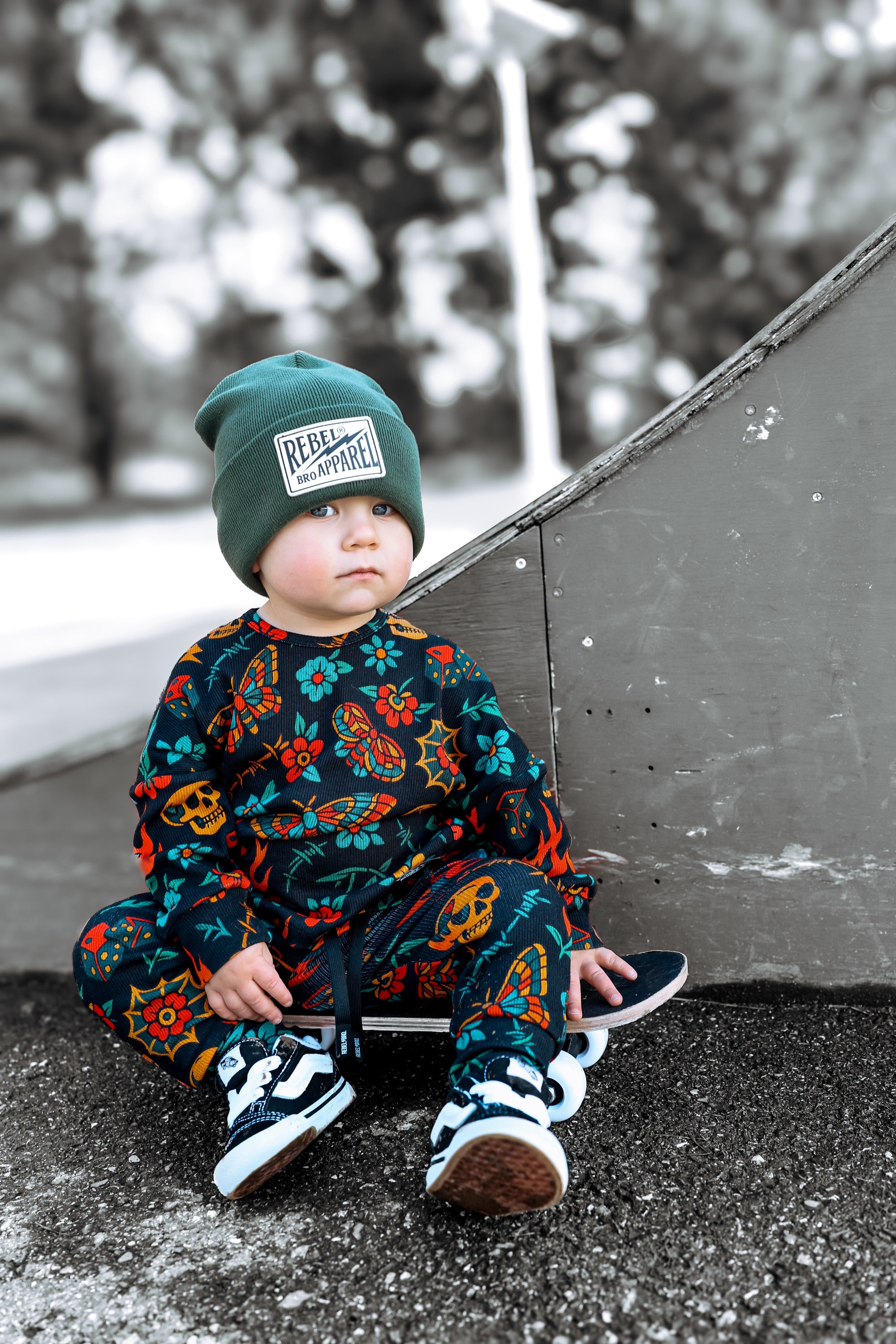 Organic Ribbed Set in Inkworks