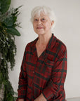 Women's Bamboo Sleeping Dress | Christmas Plaid