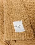 Chenille Blanket - Tan - Small & Large