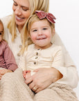 Chenille Blanket - Oatmeal - Small & Large