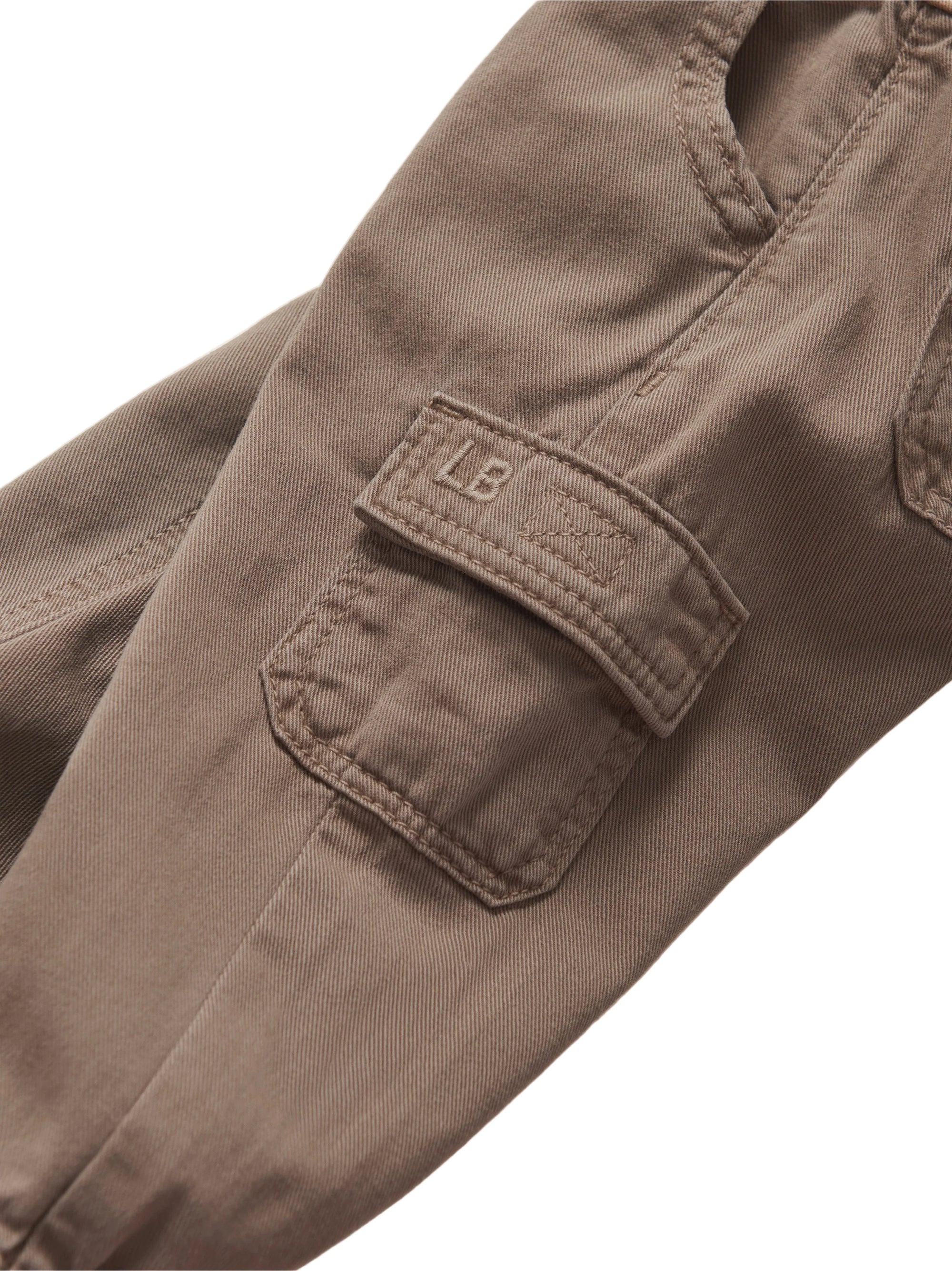 Cotton Twill Caro Jogger - Mushroom